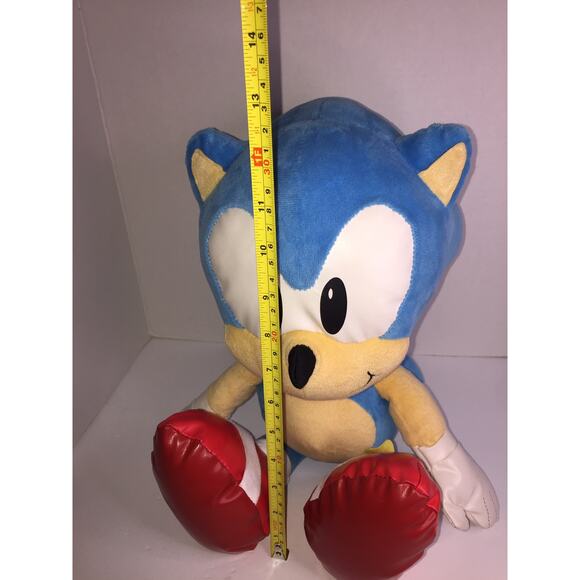 12" Sony PlayStation Sonic The Hedge Hog Plush Sega Genesis Stuffed Animal - Picture 6 of 6